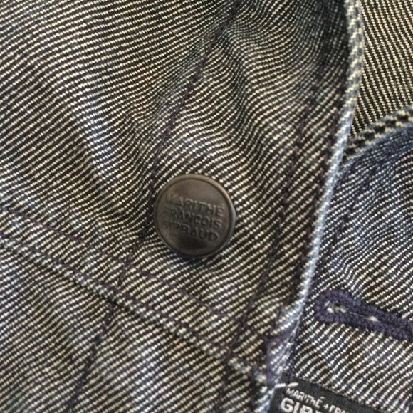 Marithe + Francois Girbaud - Vintage 90s Black /Gray denim Jacket. Size XXL - Picture 6 of 15